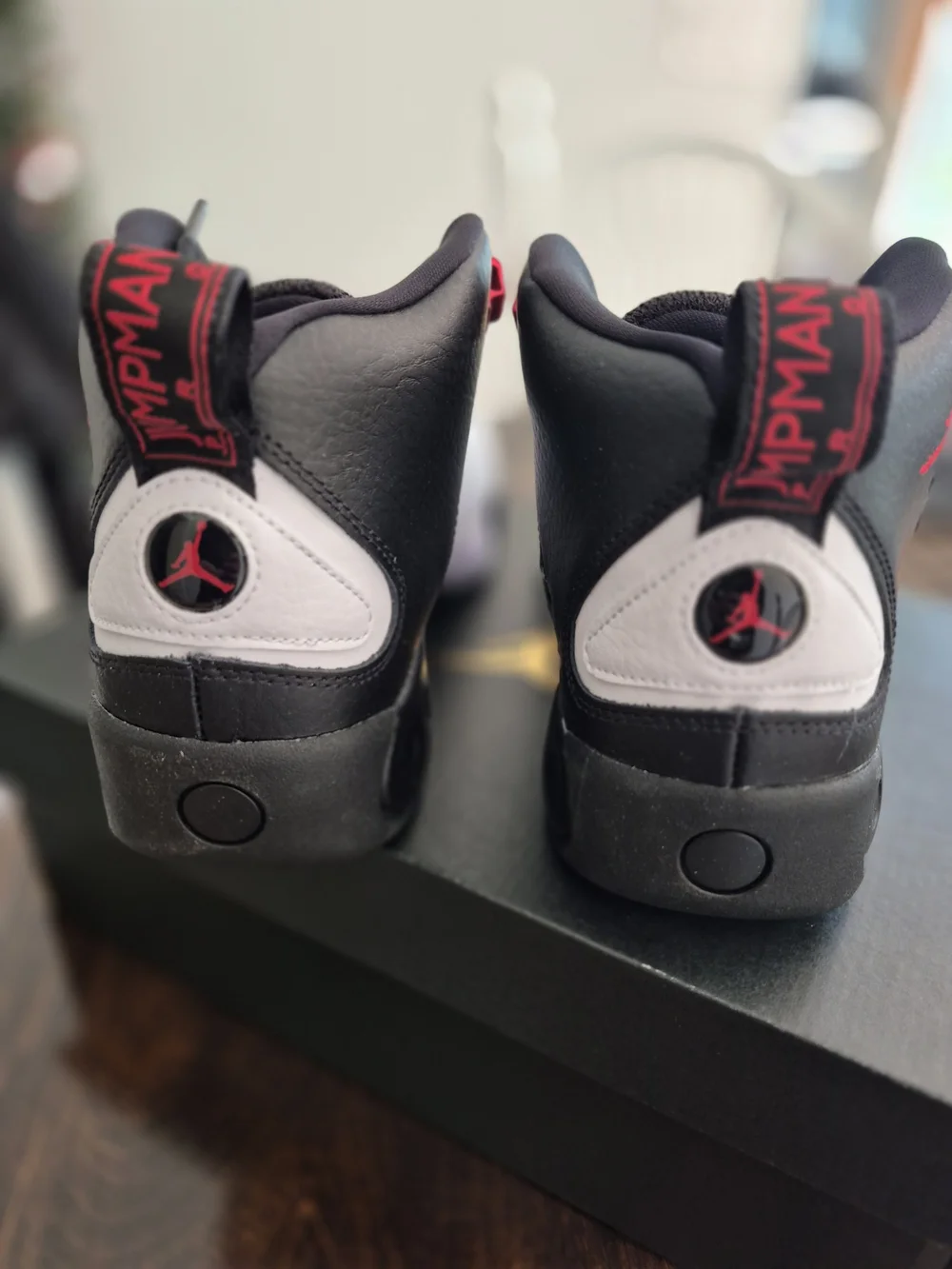 NWT Jordan Jumpman Pro Men's Shoes - Black/University Red/White, Size 10.5